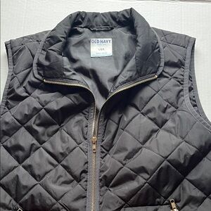 Old Navy Women's Dark Gray Quilted Vest